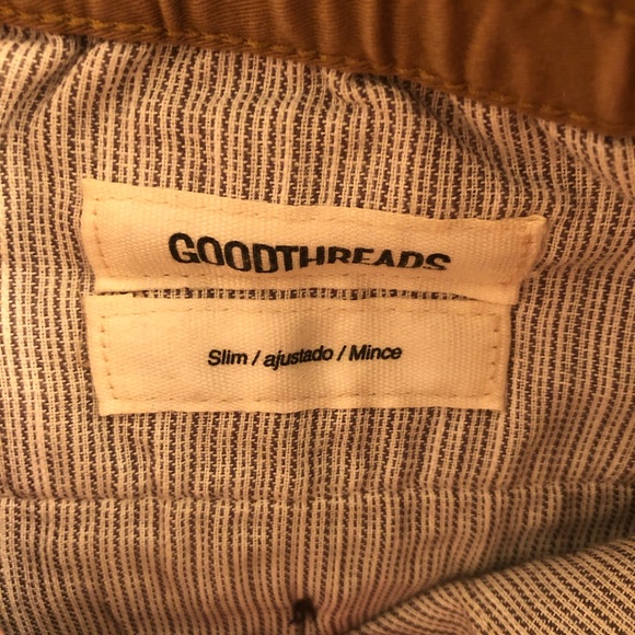 Goodthreads Slim Fit Chino in Tan (30x30) - Picture 3 of 3